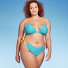Women's Reversible Side-Tie High Leg Cheeky Bikini Bottom - Wild Fable™ - 3 of 4