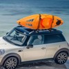 VEVOR Kayak Roof Rack 1 Pair J-Bar, Soft Roof Rack Quick Folding, Top Mount Tie Down, Carrier for kayak, Surf Board, Canoe, SUP, Ski Board, Black - 2 of 4