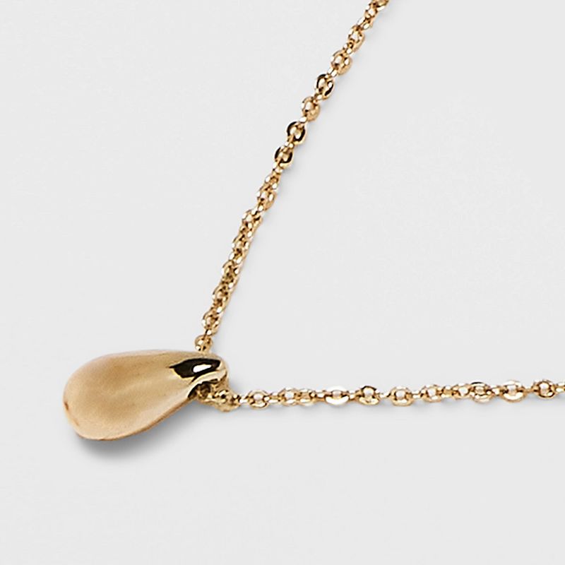 Teardrop Pendant Necklace - A New Day&#8482; Gold, 5 of 6