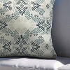 Outdoor Decor by Commonwealth Printed Outdoor Pillow Cover 18" x 18" Blue (Cover Only) - 4 of 4