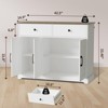 Kitchen Storage Cabinet, 42" Sideboard Buffet Cabinet with Drawers - 2 of 4