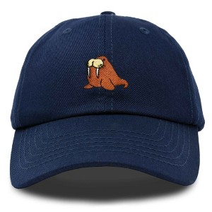 Dalix Walrus Cap Embroidered Mens Cotton Dad Hat Baseball Hat - 1 of 4