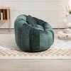 Bean Bag Chair Modern with High-Density Foam Seat for Living Room or Bedroom 59in Wide Two-Seater Sofa-3irtyhousy - 3 of 4