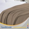 Color Sense 100% Cotton Warm & Cozy Super Soft Antimicrobial Waffle Weave Blanket - 2 of 4