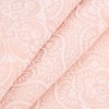 Floral Matelasse Medium Weight 3 Piece Bedspread Pillow Sham Set by Blue Nile Mills - 4 of 4