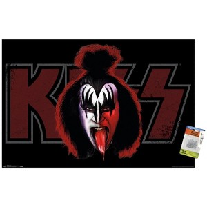 Trends International Kiss - Gene Unframed Wall Poster Prints - 1 of 4