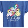 Women's - My Little Pony - Different Is Beautiful Short Sleeve Graphic T-Shirt - 2 of 4