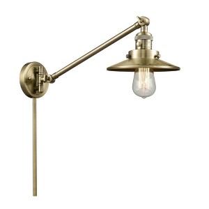 Railroad - 1 Light Swing Arm Wall Sconce In Traditional Style-25 Inches Tall and 8 Inches Wide - 1 of 1
