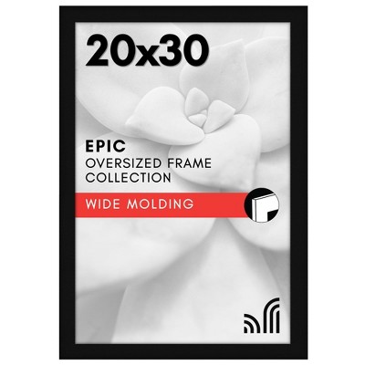Americanflat 20x30 inch Black Poster Frame | Polished Plexiglass. Hanging Hardware Included!