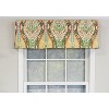 RLF Home Brassiere Tailored 100% Cotton with Fully Lined 3" Rod Pocket Valnance for Windows 50" x 14" Wild Berry - 2 of 4