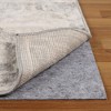 Non-Slip Grip Floor Protector Polyester Felt and Rubber Indoor Area Rug Pad  With Coating, 2'x4', Neutral Grey - Blue Nile Mills