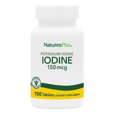 Potassium Iodide 150mcg by Nature's Plus  -  100 Tablet