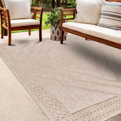 Hauteloom Anja Tan Outdoor Rug