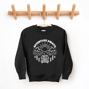 The Juniper Shop Adventure Awaits Landscape Circle With Van Youth Graphic Sweatshirt - 1 of 2