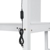 GDFStudio Fanny Wood Twin Size Loft Bed with Built-in Desk, LED, Storage Shelves, Cabinets and Staircase - 4 of 4