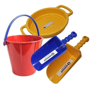 Spielstabil Sand Toys Bundle Includes Large Pail, Large Sieve, 2 Large Scoops - 1 of 4