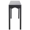 Lilith Wavy Console - CNS5742B - Black - Safavieh - 4 of 4