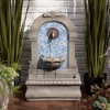 John Timberland Manhasset Modern Cascading Spout Bowl Outdoor Wall Water Fountain 30 1/4" for Yard Garden Patio Home Deck Porch Exterior Balcony Roof - 2 of 4
