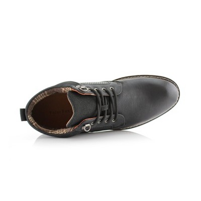 Polar Fox Mens Sanders MPX506058 Mid-Top Perforated Casual Sneaker Boots, in Black, Size 11 — фото 4