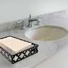 Legend Guest Towel Tray Black - Popular Bath Popular Home: Metal Vanity Accessory, Spot Clean, 9x5" Size - 3 of 4