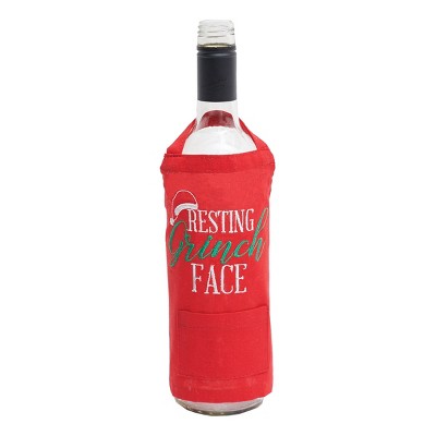 C&F Home Resting Grinch Wine Apron