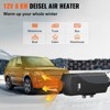 VEVOR 8KW Diesel Air Heater Muffler Diesel Heater 12V Remote Control Diesel Parking Heater with LCD Switch for Car Trucks Motorhome Boat,Black - 3 of 4