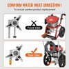 VEVOR Pressure Washer Pump, 7/8" Shaft Vertical, 3300 PSI, 3.0GPM, Replacement Power Washer Pumps Kit with 5 Nozzles,Hardware and Siphon Tube,Silver - 4 of 4