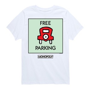 Boys' - Monopoly - Free Parking Short Sleeve Graphic T-Shirt - 1 of 4