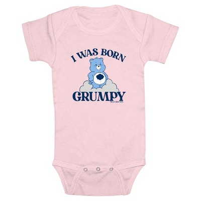 Infant's Care Bears I Was Born Grumpy Bear Bodysuit - Light Pink - 18 ...