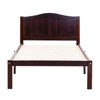 Twin Size Bed Frame with Slatted Headboard, Solid Wood Platform Bed with Wood Slat Support, No Box Spring Needed - 2 of 4