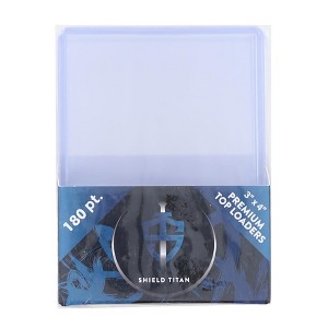 Shield Titan Trading Card 3x4 Inch Top Loader | 180 point | 5 ct - 1 of 2