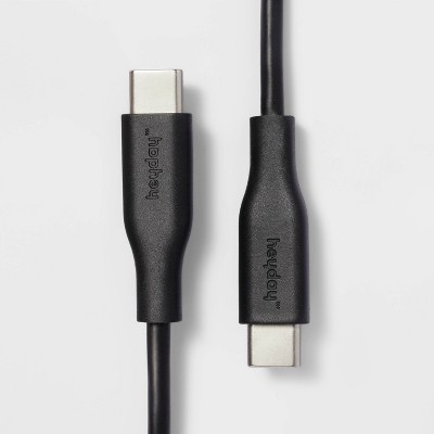 6&#39; USB-C to USB-C Round Cable - heyday&#8482; Black