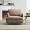 TiramisuBest 3-in-1 convertible sleeper,Foldable sofa bed recliner with three pillows for small spaces - 4 of 4
