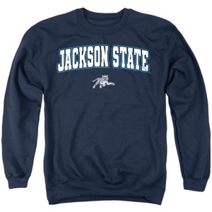 Men's Jackson State University Arch Logo Crewneck Sweatshirt - 1 of 4
