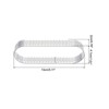 Unique Bargains Stainless Steel Oval Non-stick Heat-resistant Rust Resistant Cake Mousse Ring - 2 of 4