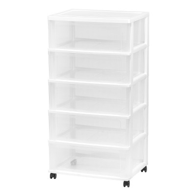 IRIS USA Plastic Storage Drawers Container Organizer for Clothes