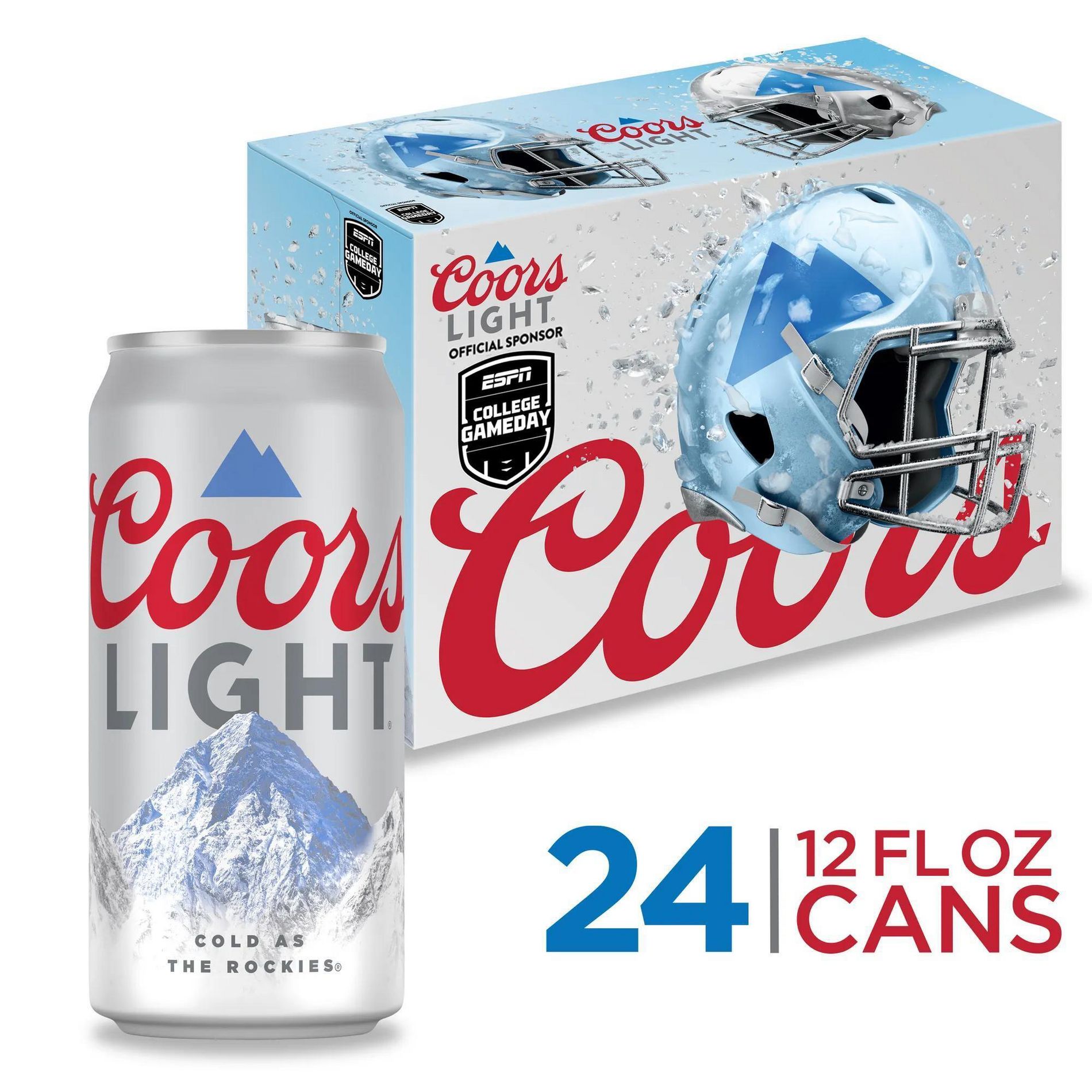 Coors Light Beer - 24pk/12 fl oz Cans