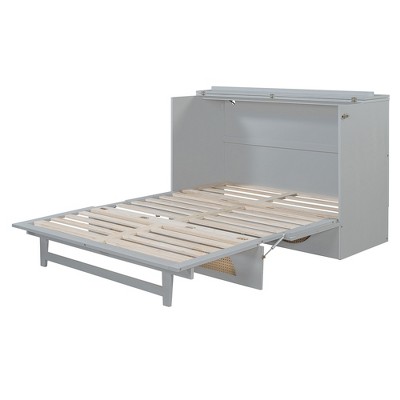 Bella Depot Queen Size Murphy Bed with Large Drawer