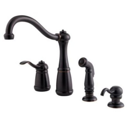 Pfister Lg26 4n Marielle 1 75 Gpm Mini Widespread Kitchen Faucet