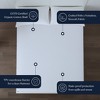 Delara Organic Cotton Waterproof Mattress Protector, GOTS Certified, Soft Cooling Noiseless Breathable Cover, Fits 20 Inch Deep Pocket - 3 of 4