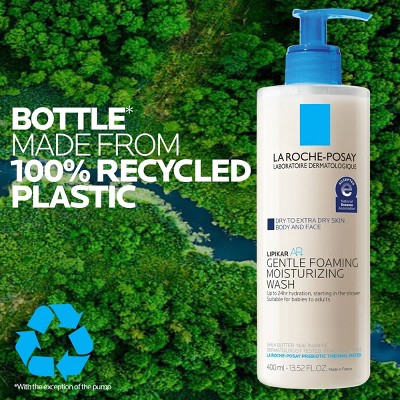 La Roche Posay Lipikar AP+ Face Wash - 13.52 fl oz: Moisturizing, Paraben-Free, For Sensitive, Very Dry Skin