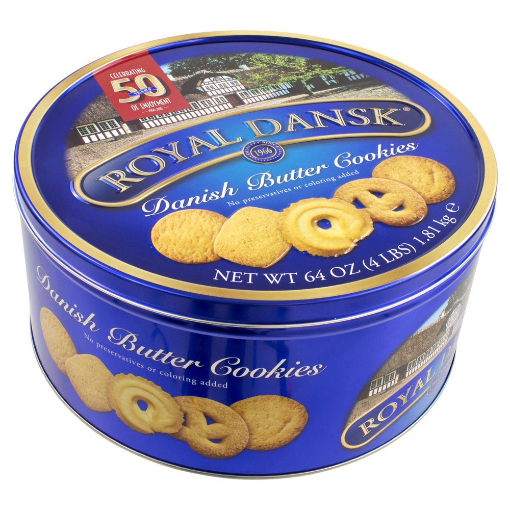 UPC 077330530132 product image for Royal Dansk Danish Butter Cookies - 4lbs | upcitemdb.com