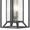Minka Lavery Modern Outdoor Hanging Light Fixture Sand Coal Damp Rated 22" Clear Seeded Glass for Post Exterior Porch Yard Patio - 4 of 4
