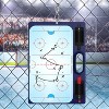 SCRIBBLEDO Hockey 15"x10.5" Sports Coach Dry Erase Board with 2 Markers – Reusable Hockey Coaching Whiteboard for Plays Drills Teams & Training - 4 of 4