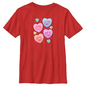 Boy's Teenage Mutant Ninja Turtles Candy Hearts T-Shirt - 1 of 4