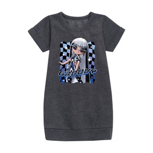 Girls' - LOL Surprise! - Groovy Babe Graphic Short Sleeve Fleece Dress - 1 of 3