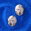 Women's The Florian Stud Earrings - Chalk White - 2 of 4