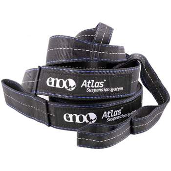 ENO, Eagles Nest Outfitters Atlas Hammock Straps, Suspension System with Storage Bag, 400 LB Capacity, 9-foot x 1.5/.75 inch, Black/Royal
