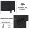 Sapphtopaz 39" Outdoor Potting Bench Table with Storage, Rustic Garden Potting Tables, Potting Benches for Outside with 2-Tier Shelves & Side Hook - 4 of 4