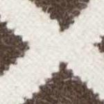ivory, dark brown